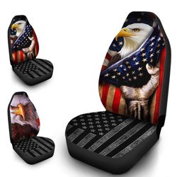 eagle car seat covers custom american flag car accessories