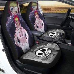 donquixote rosinante car seat covers custom anime one piece car accessories