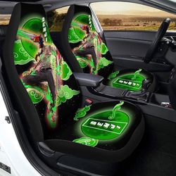 denji car seat covers custom chainsaw man anime car accessories gifts for fans