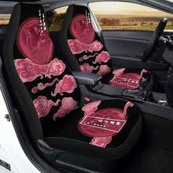 crimson lion car seat covers custom anime black clover car interior accessories