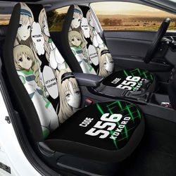 code:556 kokoro car seat covers custom darling in the franxx anime car accessories