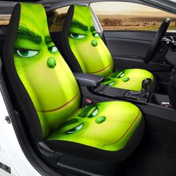 christmas grinch car seat covers custom car interior accessories