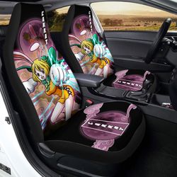carrot car seat covers custom one piece anime car accessories gifts for anime fans