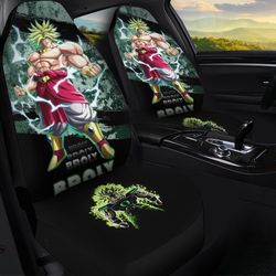 broly car seat covers custom anime dragon ball car interior accessories