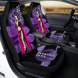 boa hancock car seat covers custom one piece anime car accessories gifts for anime fans