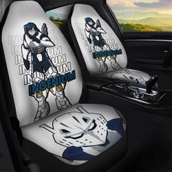 bnha tenya ida car seat covers custom anime my hero academia car accessories