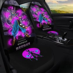 beerus car seat covers custom anime dragon ball car interior accessories