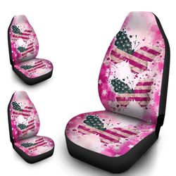 american flag pink car seat covers custom pink butterfly car accessories
