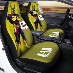 all might car seat covers custom gifts for my hero academia anime fans