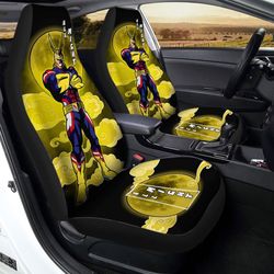 all might car seat covers custom anime my hero academia car interior accessories