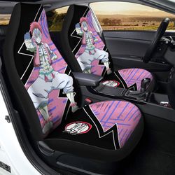 akaza car seat covers custom demon slayer anime car accessories