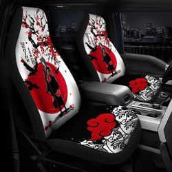 akatsuki itachi car seat covers custom japan style naruto anime car accessories