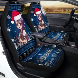 akane aoi toilet-bound hanako-kun car seat covers custom anime christmas car accessories