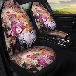 ahegao car seat covers custom pattern car interior accessories