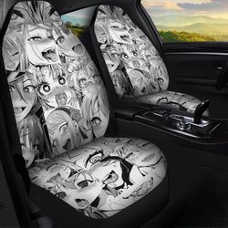ahegao car seat covers custom manga style car accessories