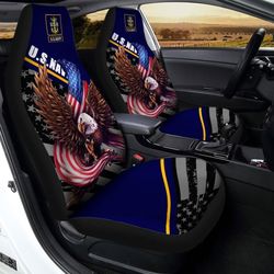 us navy car seat cover custom bald eagle us flag car interior accessories