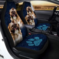shih tzu car seat covers custom cool car accessories gifts for dog lovers