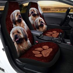 shih tzu car seat covers custom car accessories gifts for dog lovers