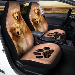 golden retriever car seat covers custom vintage car accessories gifts for dog lovers