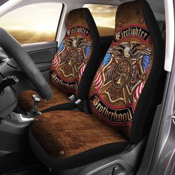 firefighter brotherhood car seat covers custom car interior accessories