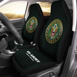 u.s army emblem car seat covers custom car accessories for veteran patriotic gifts