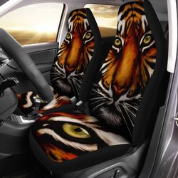 tiger face car seat covers custom tiger wild animal car accessories