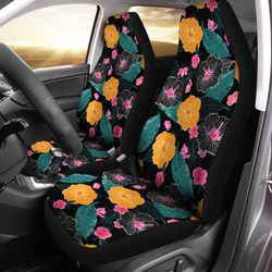 hawaiian car seat covers custom beautiful tropical flowers car accessories