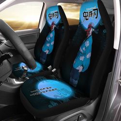 demon slayer sakonji seat covers for car custom anime car interior accessories