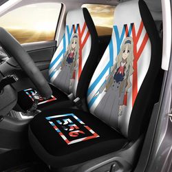 code 556 kokoro car seat covers custom darling in the franxx anime car accessories