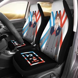 code 214 futoshi car seat covers custom darling in the franxx anime car accessories