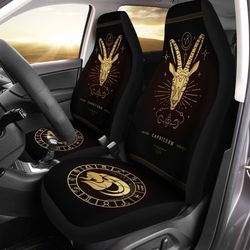 capricorn horoscope car seat covers custom birthday gifts car accessories