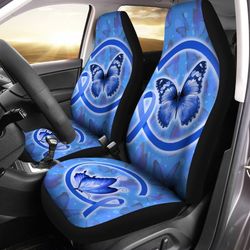 butterfly car seat covers custom colon cancer car accessories meaningful gifts