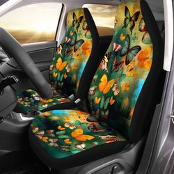 butterfly car seat covers custom butterflies car accessories