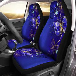 butterfly car seat covers custom blue car accessories car accessories