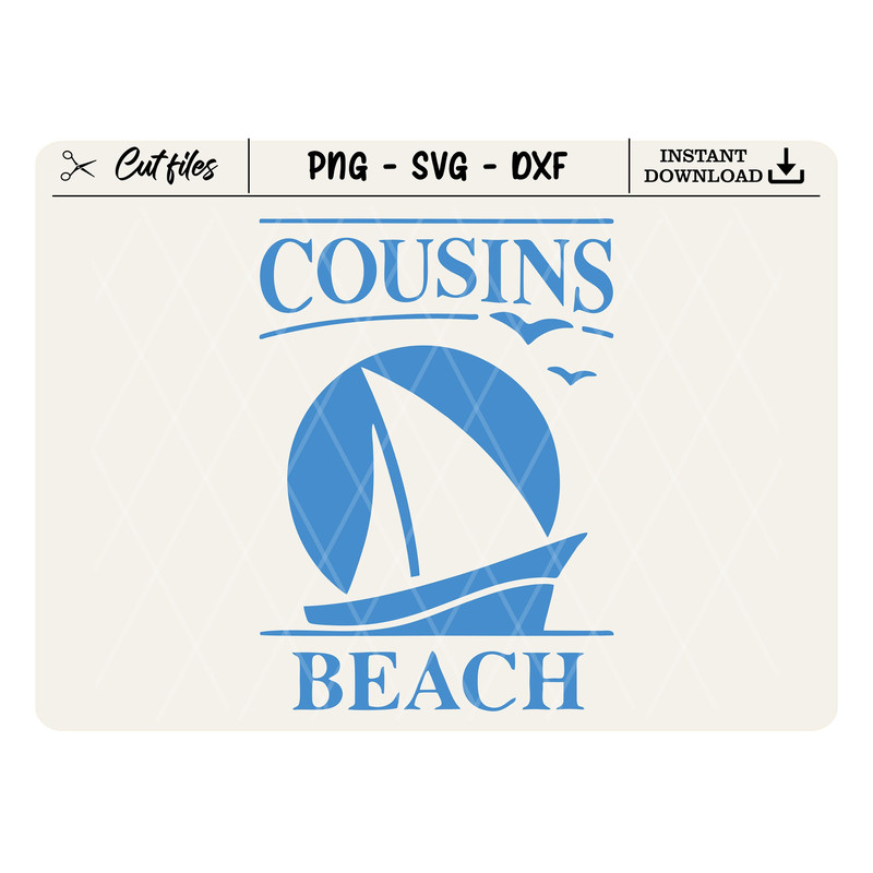 Cousins Beach Svg, North Carolina SVG, Cousins Beach Crew Svg, Cousins Beach Summer Trips Svg, PNG, Cricut Cut File, Png, Svg, Dxf.jpg
