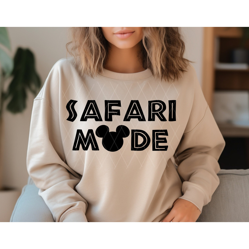 Safari Mode SVG Mickey Safari Animal Kingdom Shirt Leopard Mickey Couples Family Shirt, Insant Digital Download, Png, Svg, Dxf, Pdf, AI.jpg