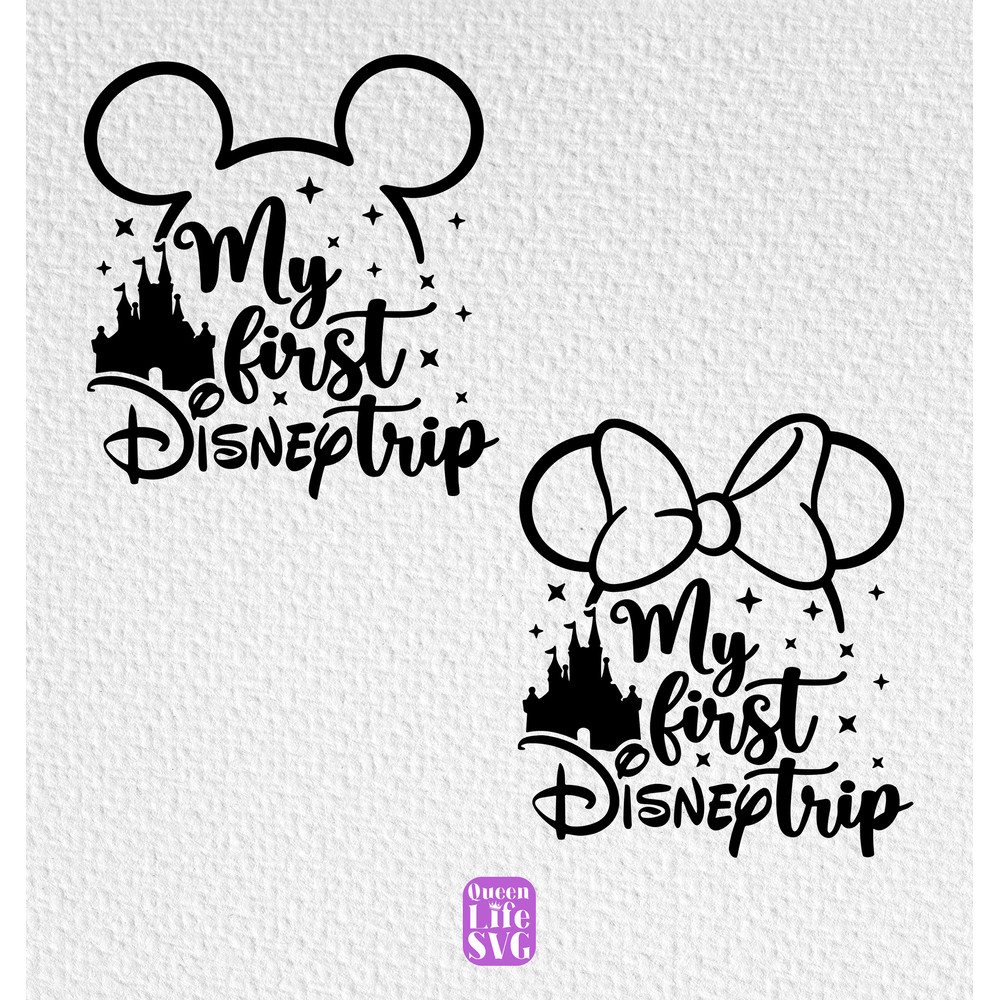 My First Trip Castle Svg, Theme Park Family Trip Svg, Custom Family Trip Svg, Mouse Trip Svg, Mouse Ears Svg, Mouse Ear Bow Svg, Custom Svg.jpg