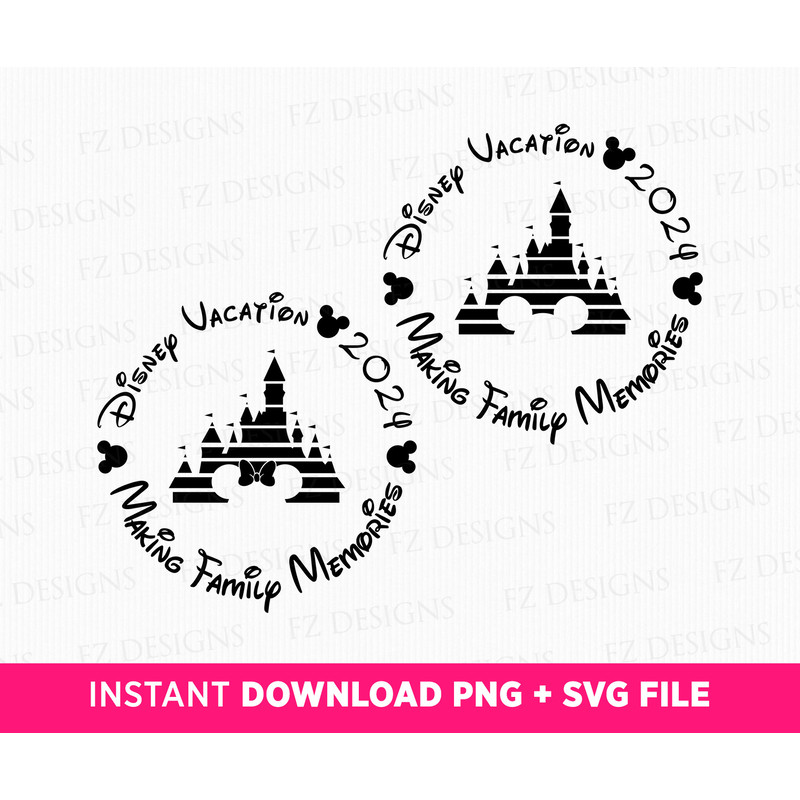 Family Vacation 2024 Svg, Making Family Memories Svg, Bundle Family Trip Svg, Couple Trip Svg, Magical Kingdom Svg, Svg Png Files For Print.jpg