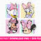 Miss Mouse and Friend Svg, Retro Best Friends Svg, Miss Mouse and Miss Duck Pose, Besties Smile Svg, Friendship Svg, Instant Download.jpg