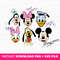Mouse and Friends with Signature Svg, Family Trip Svg, Mouse and Friends Silhouette, Retro Friends Face Svg, Png Svg Files For Print.jpg