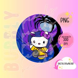 coraline kitty png, digital files