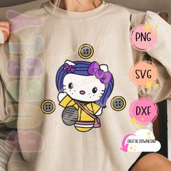 coraline kitty, svg, dxf, png, digital files