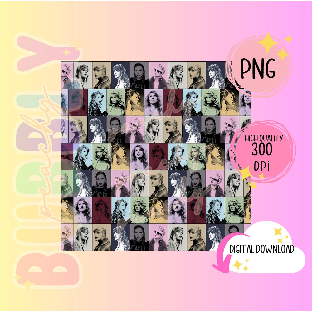 Taylor Eras Tour, Taylor Nation, Taylors Version, Sublimation PNG file, Taylor Era, Digital File, Seamless Tile file.jpg