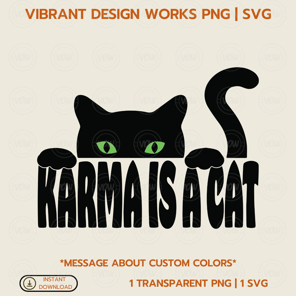 Taylor Swift PNG, SVG Swiftie Png Swiftie Svg Transparent PNG Instant Download High Quality Vector Trendy Karma Is A Cat.jpg