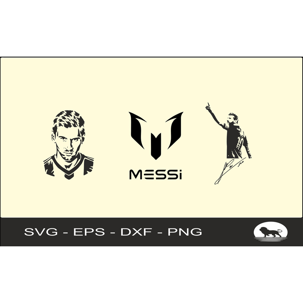 Messi SVG, Cutting File, Png Eps Dxf Digital Clipart, Great for Viny Decals, Stickers, T-Shirts, Mugs & More! Craft Svg Design Files, Soccer.jpg