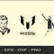 Messi SVG, Cutting File, Png Eps Dxf Digital Clipart, Great for Viny Decals, Stickers, T-Shirts, Mugs & More! Craft Svg Design Files, Soccer.jpg