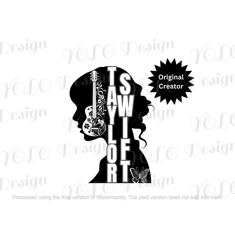 Taylor Silhouette svg and png, Taylor Swiftie Album Titles, Swiftie Merch, Eras Tour, Instant Digital Download.jpg