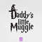 Daddy's Little Mugggle Svg, Wizardy Shirt Design Svg, Magical Svg, Wizard School Svg, Family Svg, Daddy's Daughter Svg, Daddy's Son.jpg