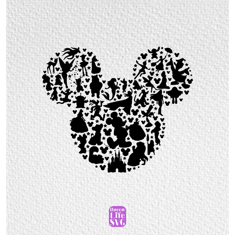 Mouse Magical Svg, All Characters Mouse Magical Svg, Mouse Head with Characters Svg Png Eps, Customizable Designs Svg, All Princesses Svg,.jpg
