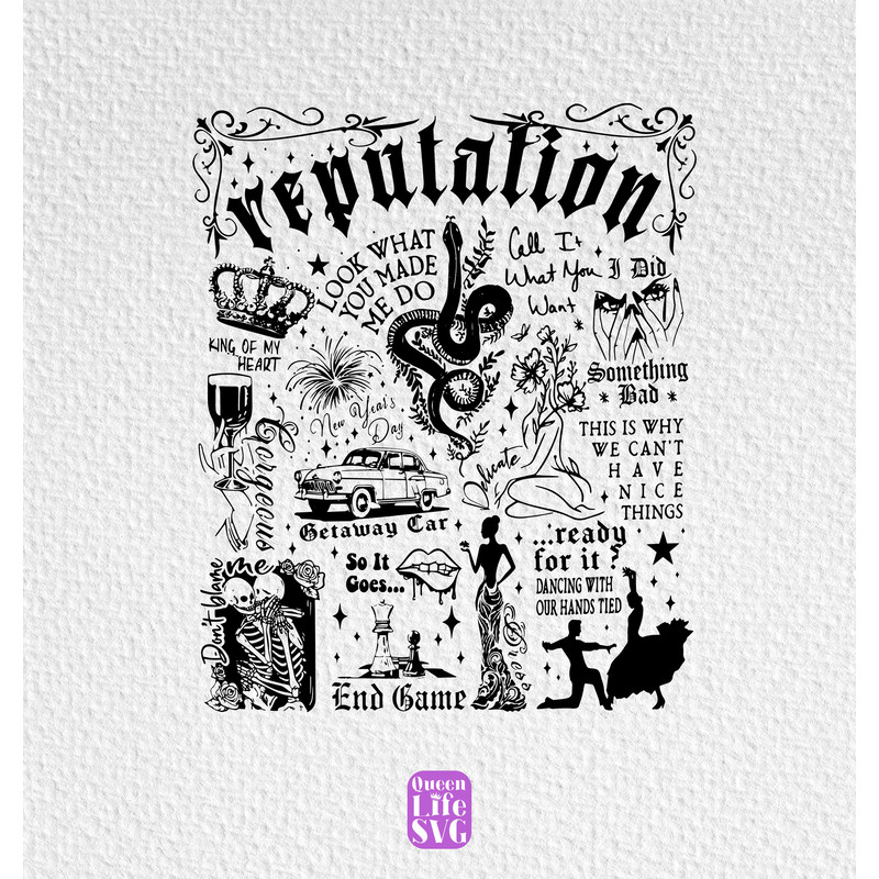 Reputtation Tracklist Svg, TS Albums Tracklist Svg, Custom Concert Gift Svg, Digital Printing, Instant Download, Taylors Graphic Tee Design.jpg